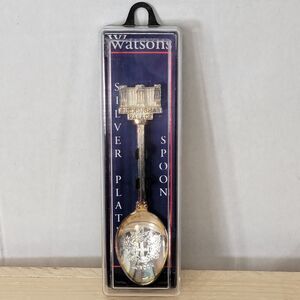 Watsons Buckingham Palace Silver Plate Spoon In Case - NEW